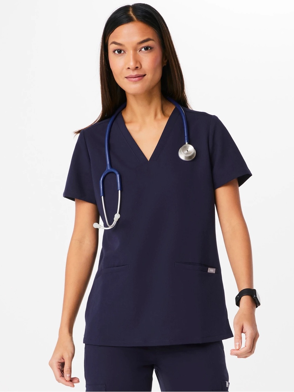 FIGS | Casma Scrub Top | Navy